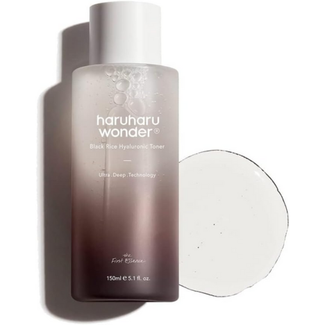 HARUHARU [ Wonder] Black Rice Hyaluronic Toner for Sensitive Skin 5.1 fl.oz